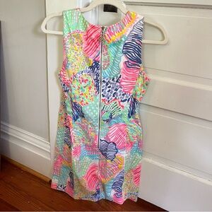 Lilly Pulitzer Mila Shift Dress Roar of the Seas Print